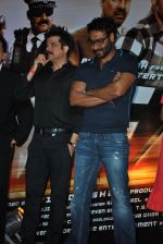 Anil Kapoor, Ajay Devgn at Grand Music Launch in Delhi for Tezz on 30th March 2012.jpg